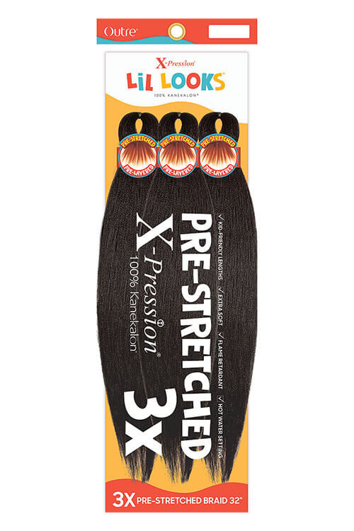 Outre X-pression Lil Looks Pre-Stretched Calming Braid 32" - 3X