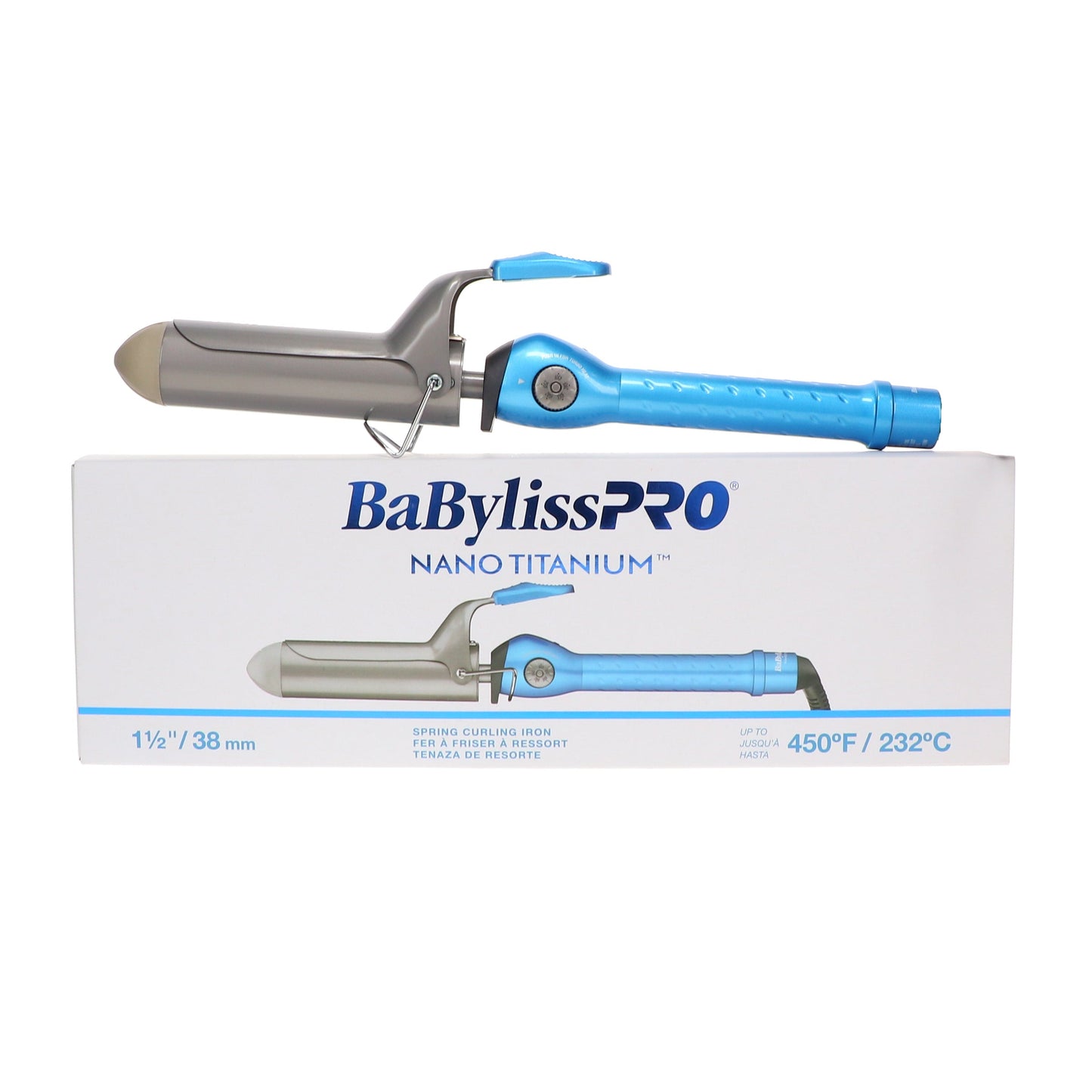 BABYLISSPRO NANO TITANIUM™ 1¼" SPRING CURLING IRON 1 1/4”