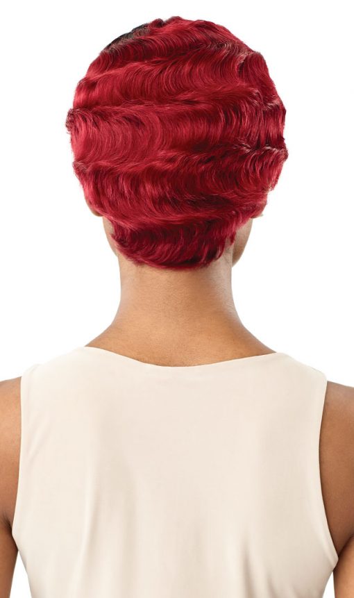 100% HUMAN HAIR FINGER WAVE FULL WIG - AMORA