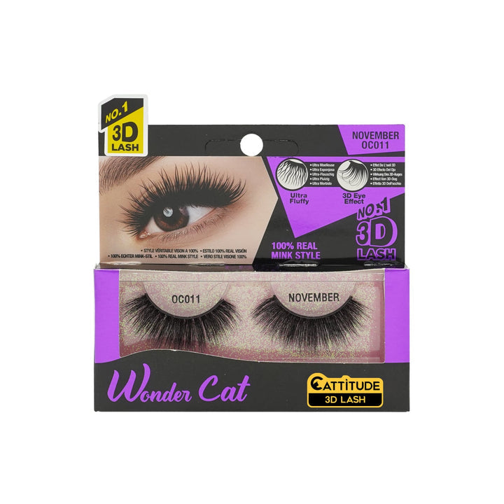 EBIN NOVEMBER - WONDER CAT 3D FAUX MINK LASHES