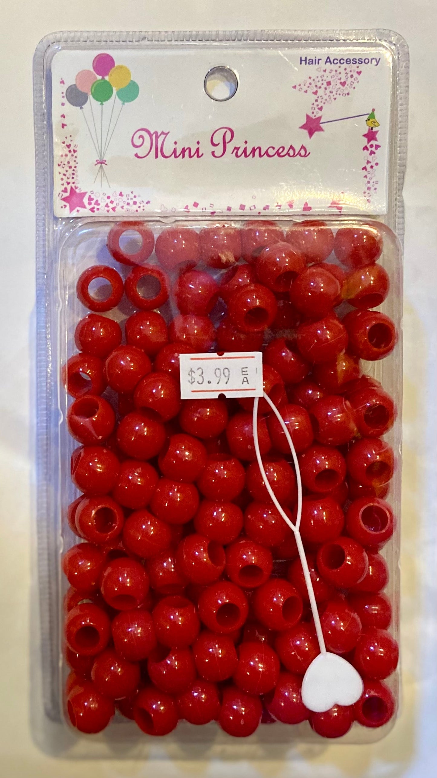 MINI PRINCESS HAIR BEADS (LARGE)