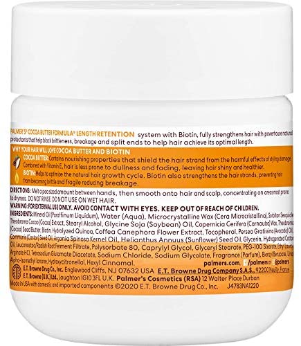 PALMER’S LENGTH RETENTION VITA GRO + BIOTIN 6.7 OZ.