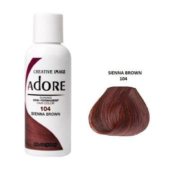 ADORE SEMI-PERMANENT HAIR COLOR 4 FL.OZ.