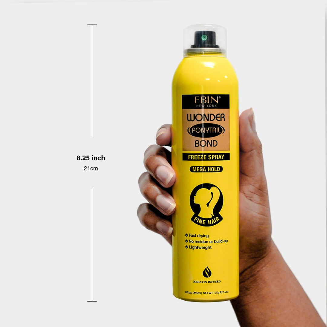 EBIN WONDER PONYTAIL BOND FREEZE SPRAY 8 OZ.