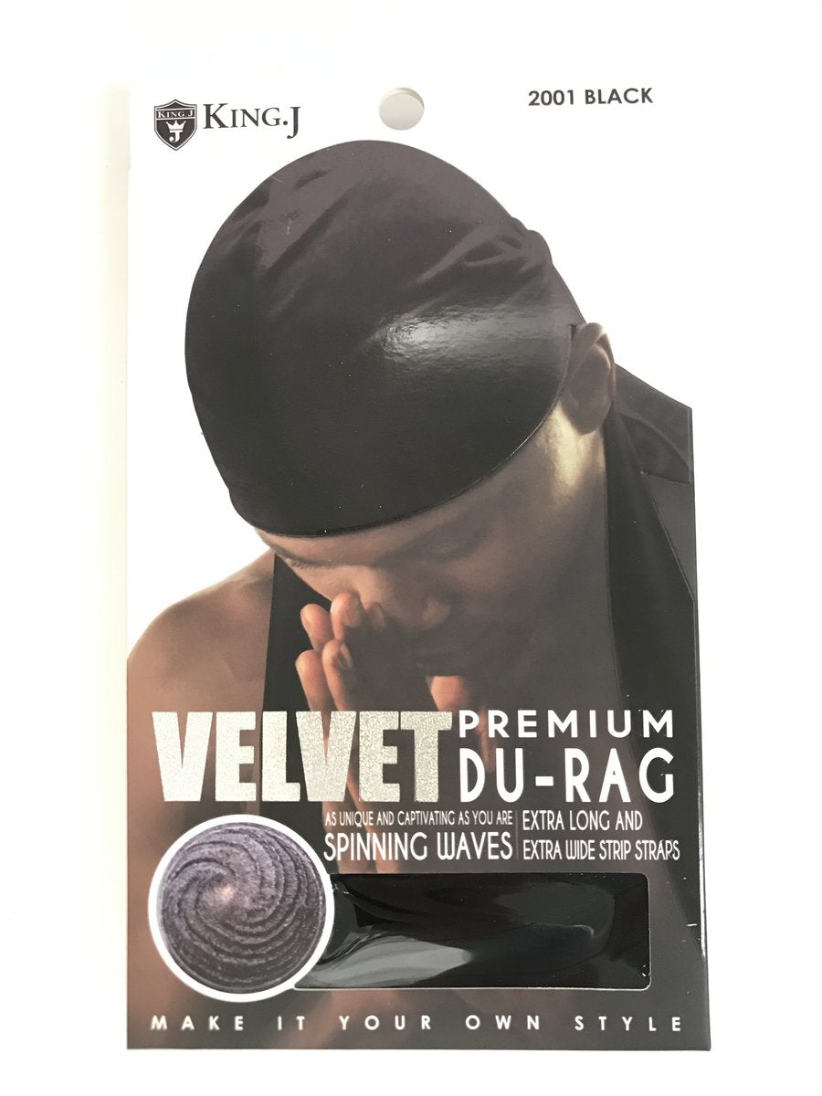 KING.J PREMIUM VELVET DU-RAG
