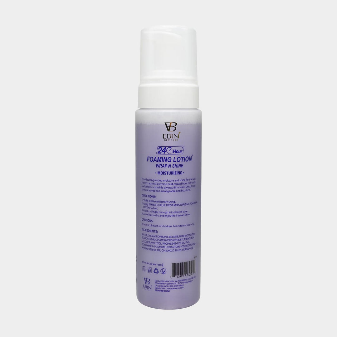 EBIN CURL & TWIST FOAMING LOTION 8 OZ.