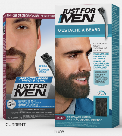 JUST FOR MEN MUSTACHE & BEARD COLOR