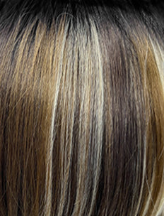 BROWN SUGAR HUMAN HAIR BLEND HD LACE FRONT WIG - SKIPPER