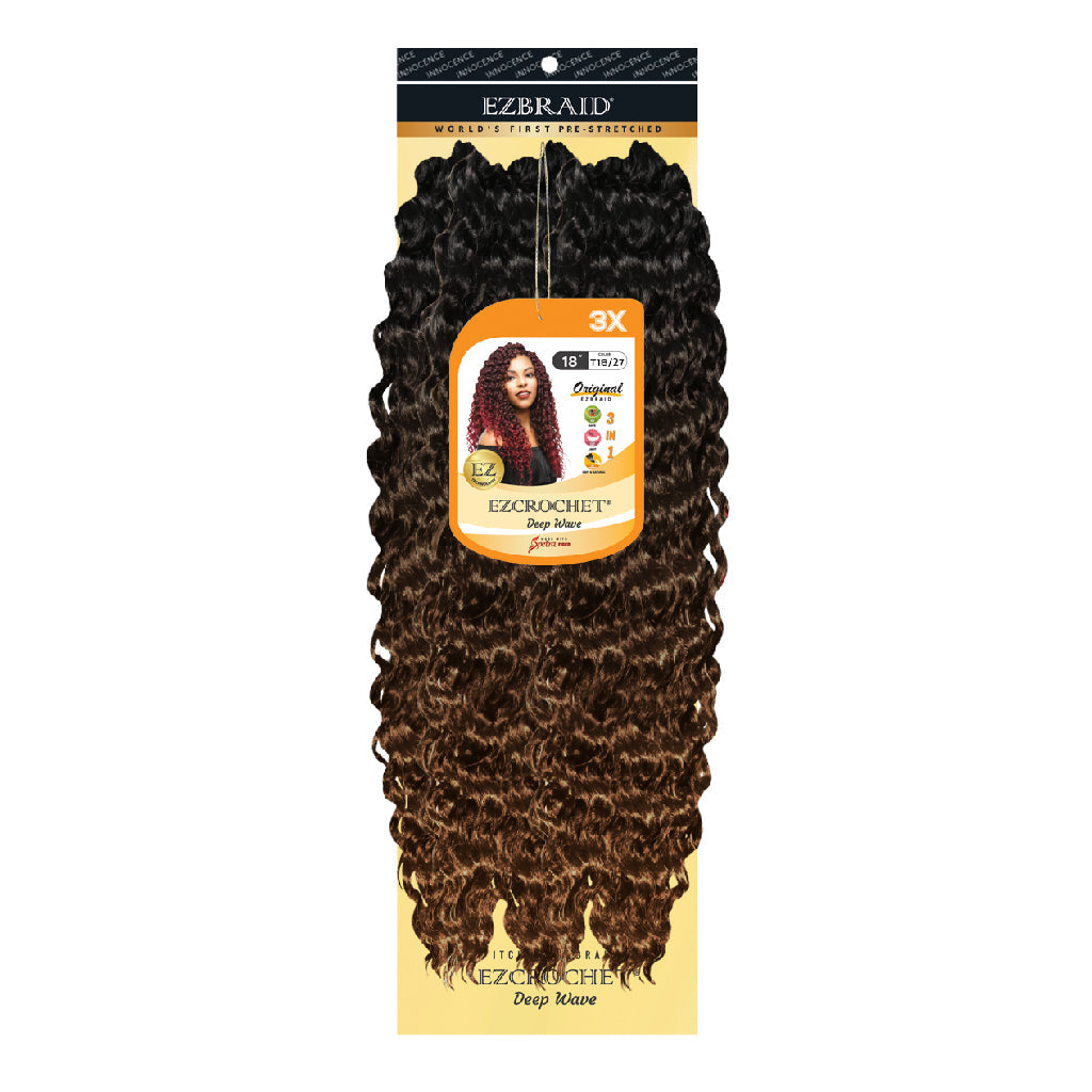 Hairland Ezcrochet Deep Wave 18” - 3X