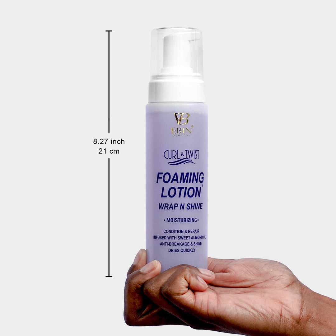 EBIN CURL & TWIST FOAMING LOTION 8 OZ.