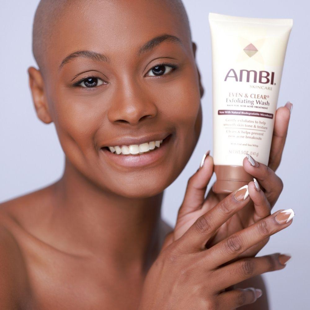 AMBI EVEN & CLEAR EXFOLIATING WASH 5 OZ.