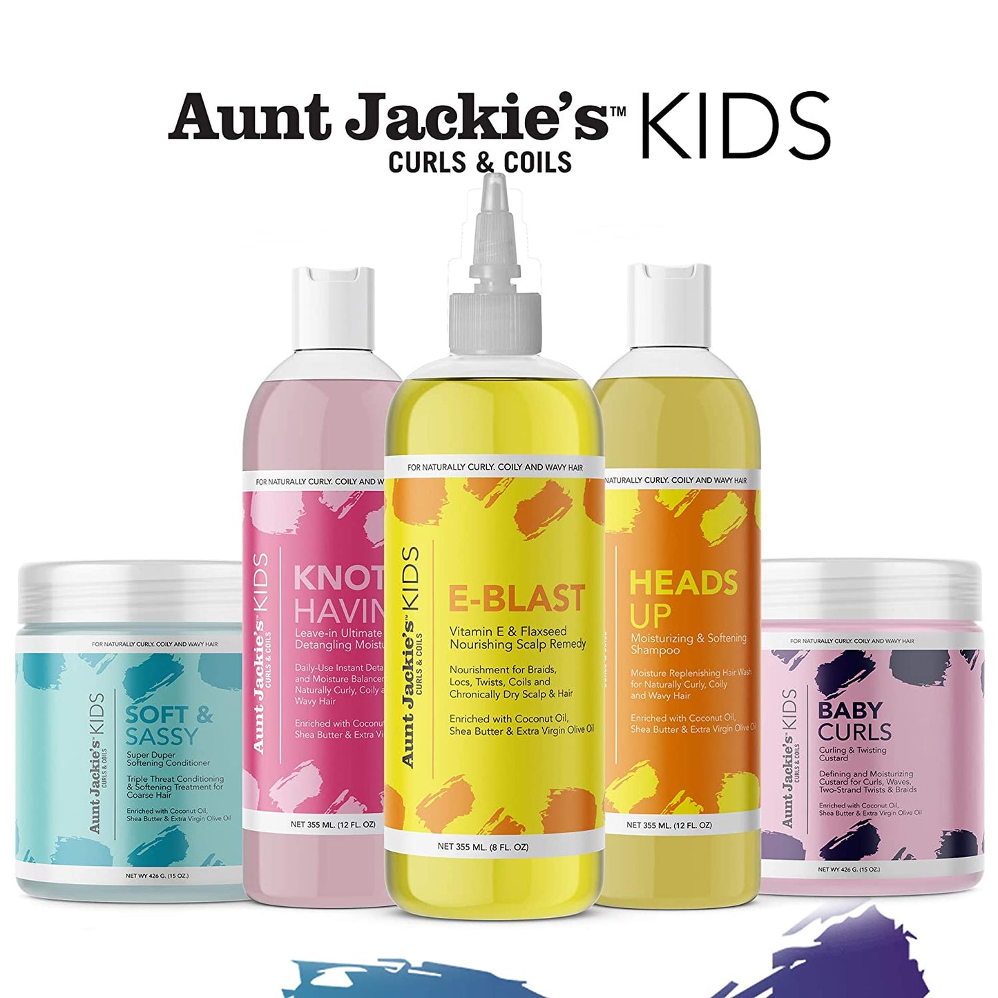 AUNT JACKIE'S KIDS - E-BLAST NOURISHING SCALP REMEDY 8 0Z.