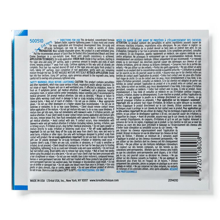 L’ORÉAL QUICK BLUE HIGH-PERFORMANCE POWDER LIGHTENER