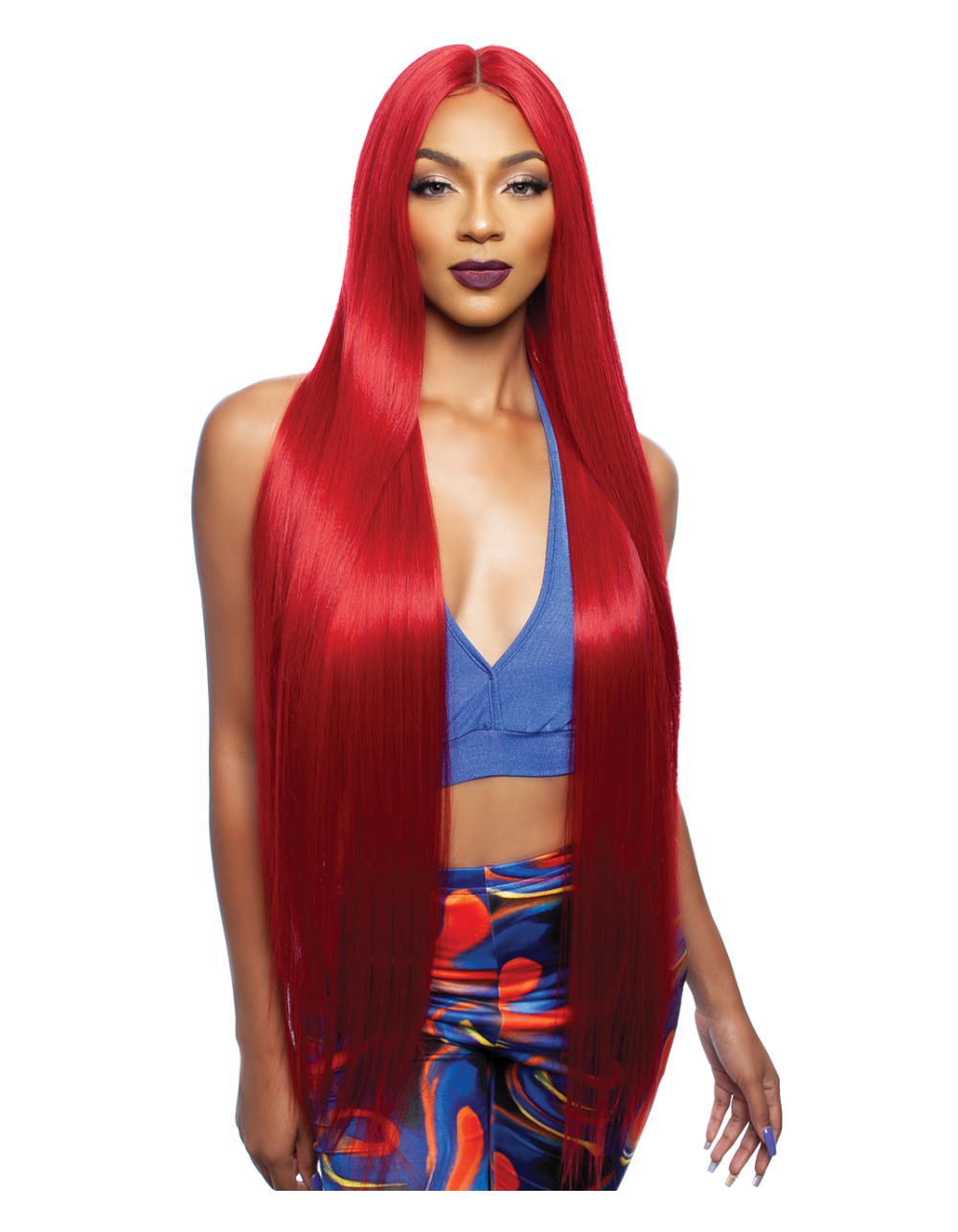 BROWN SUGAR HUMAN HAIR BLEND HD LACE FRONT WIG - WHITNEY