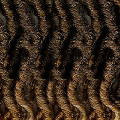 BOBBI BOSS HUMAN HAIR BLEND PONYTAIL NU LOCS - MOD042 WATER BOHO 18”