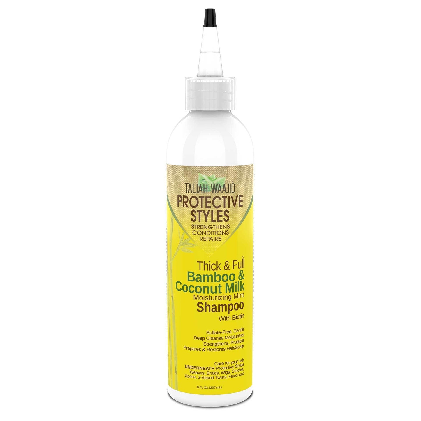 THICK & FULL BAMBOO & COCONUT MILK MOISTURIZING MINT SHAMPOO 8OZ.