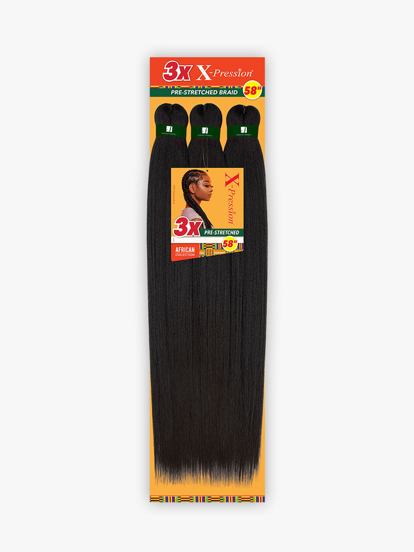 Sensationnel X-pression Pre-Stretched Braid 58″ - 3X