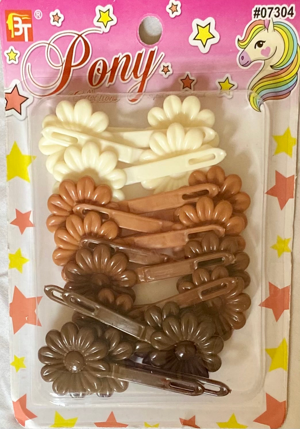 BEAUTY TOWN DAISY HAIR BARRETTES