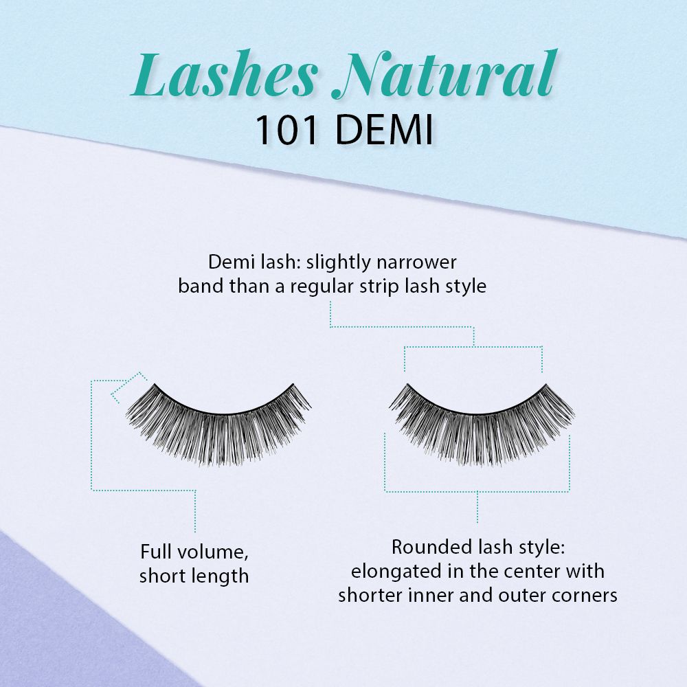 NATURAL LASHES DEMI BLACK #101