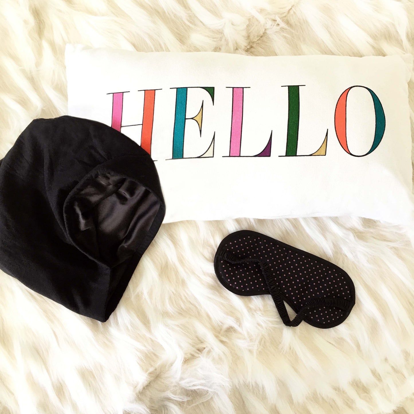 ADAMA BLACK EXTRA LONG 22” JERSEY BEANIE