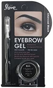 2ND LOVE EYEBROW GEL WITH BRUSH - CHARCOAL BLACK