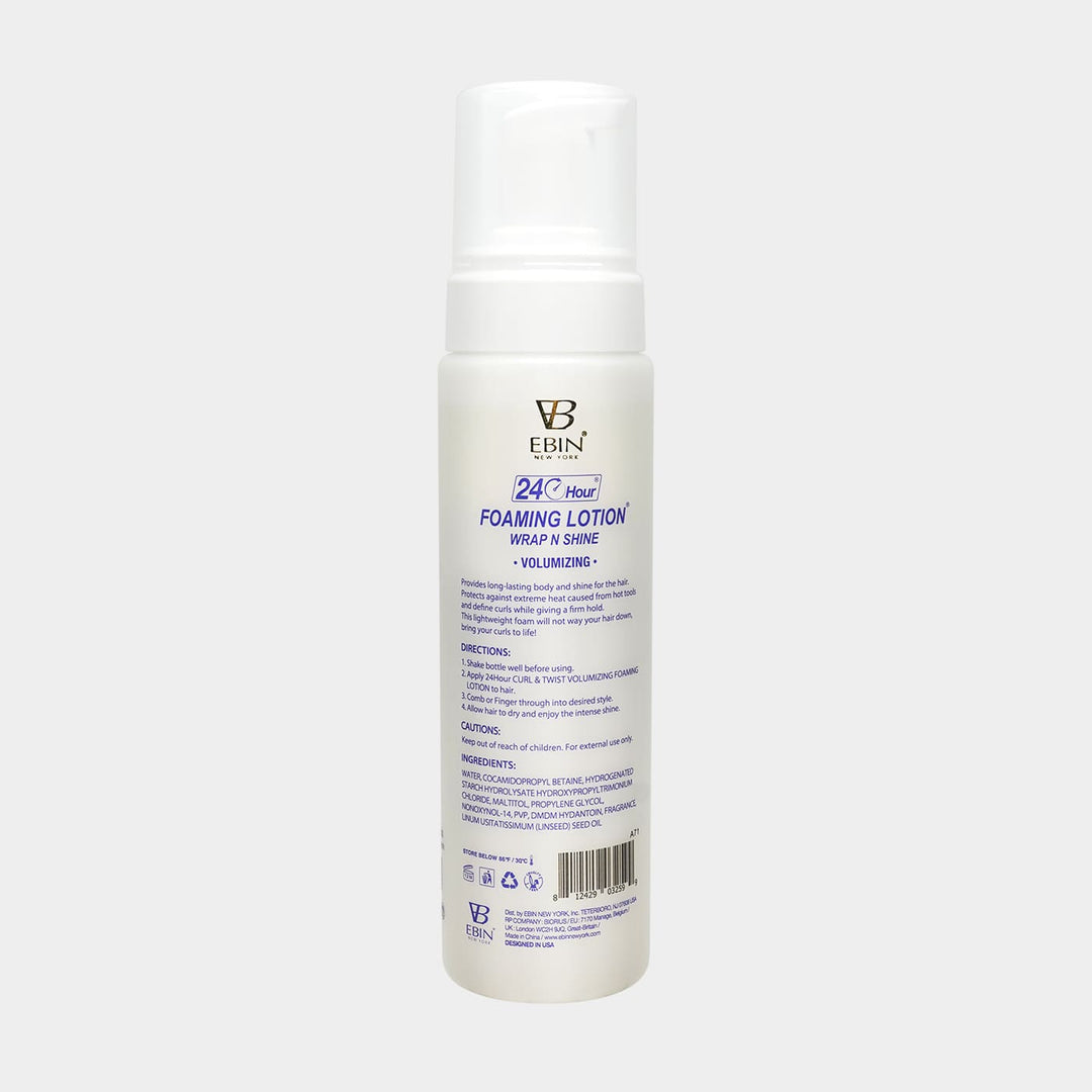 EBIN CURL & TWIST FOAMING LOTION 8 OZ.