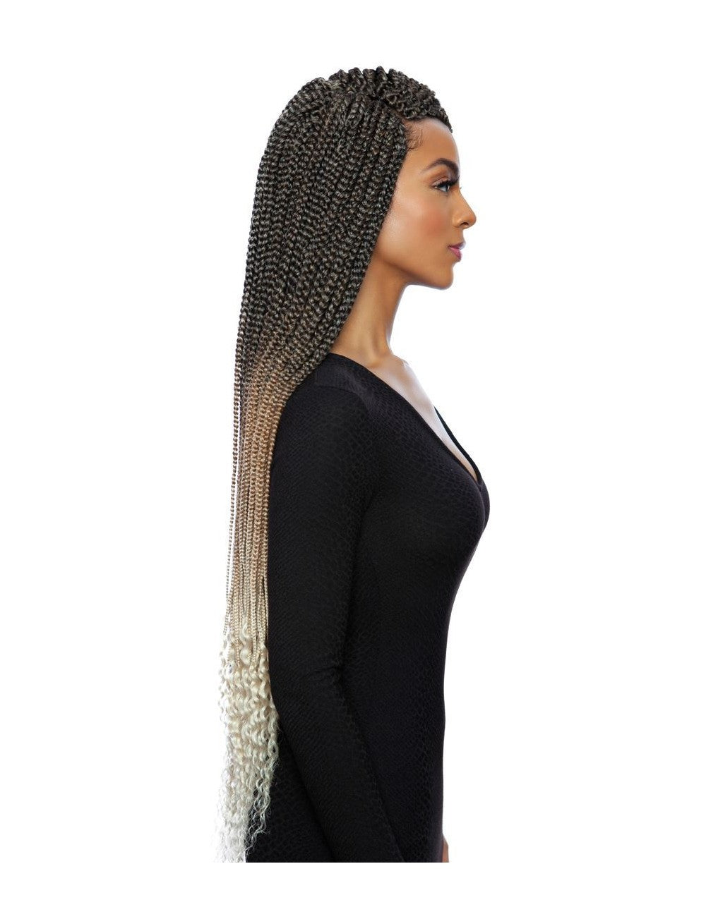Afri Naptural Crochet Braid 3x Ivy Box Braid 32"(BOX311)