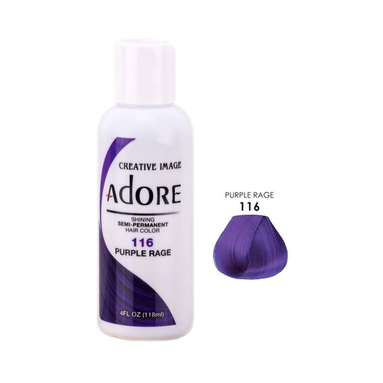 ADORE SEMI-PERMANENT HAIR COLOR 4 FL.OZ.