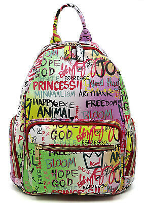 GRAFFITI PRINTED BACKPACK