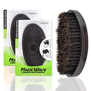 MAGIC WAVE CURVED PALM BRUSH (SOFT)