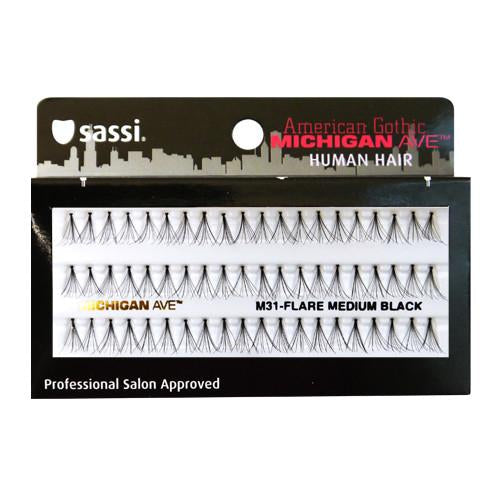 SASSI MICHIGAN AVE BLACK FLARE INDIVIDUAL CLUSTERS