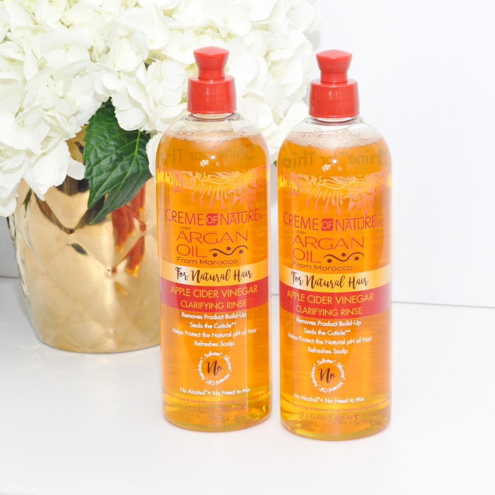 CREME OF NATURE APPLE CIDER VINEGAR CLARIFYING RINSE 15.5 OZ.