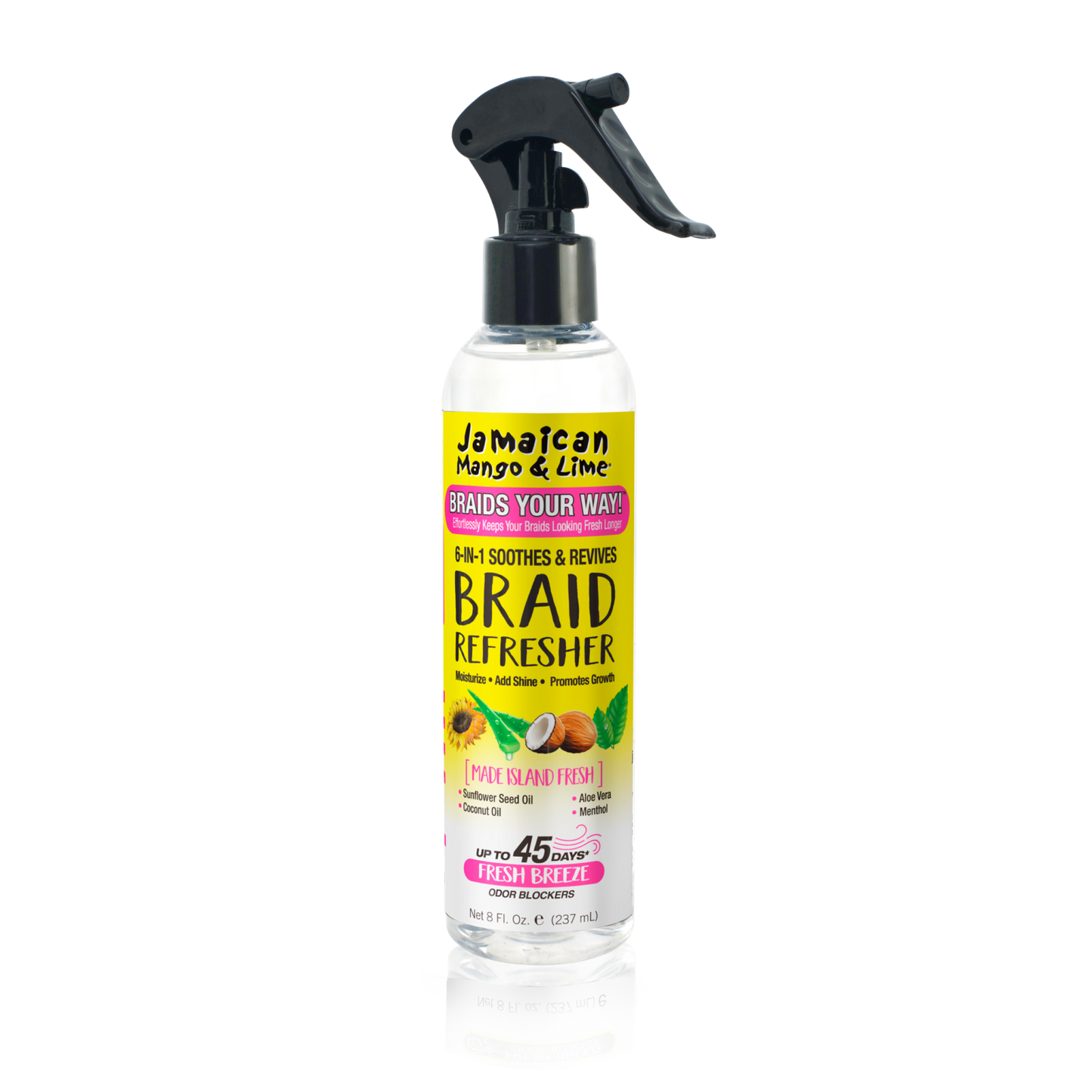 JML 6-IN-1 SOOTHES & REVIVES BRAID REFRESHER 8 OZ.