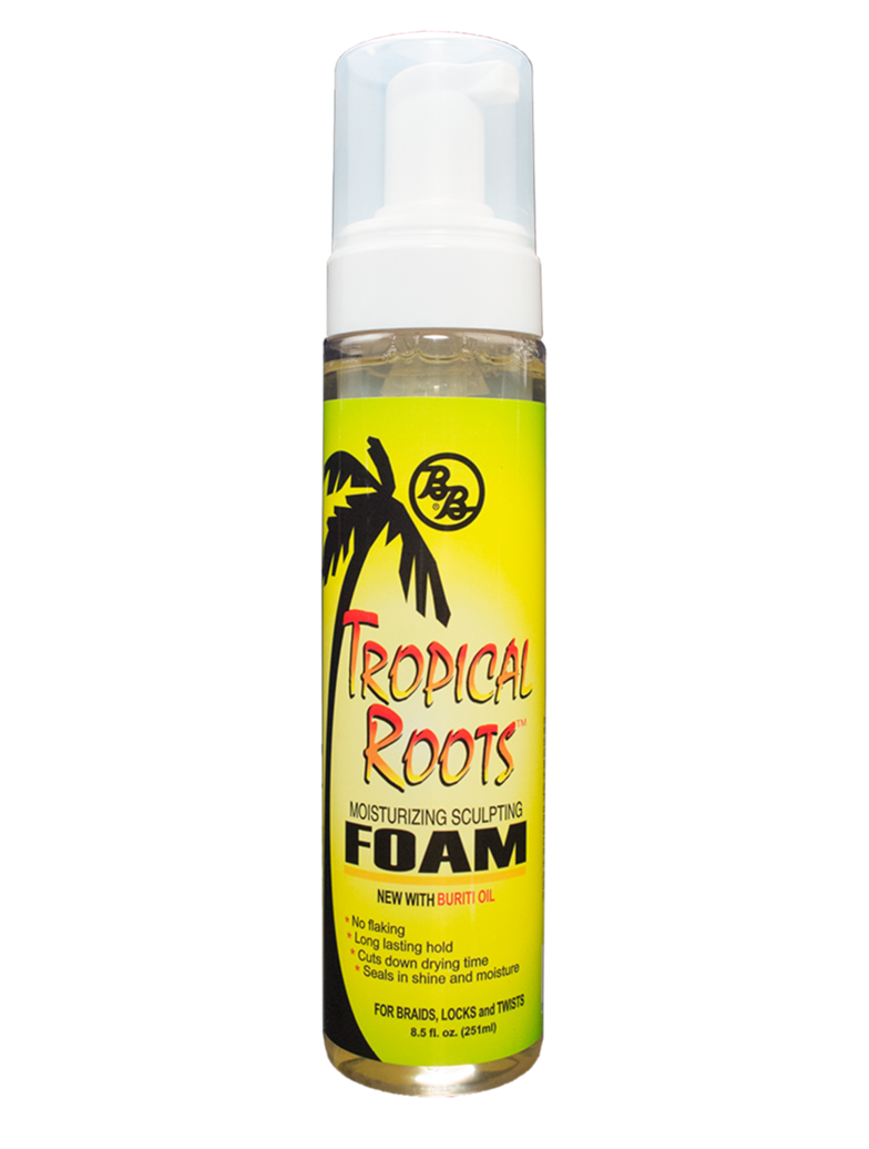 BB TROPICAL ROOTS MOISTURIZING SCULPTING FOAM 8.5 OZ.