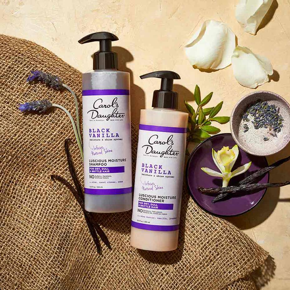CAROL’S DAUGHTER BLACK VANILLA MOISTURE & SHINE SULFATE FREE SHAMPOO 12 OZ.
