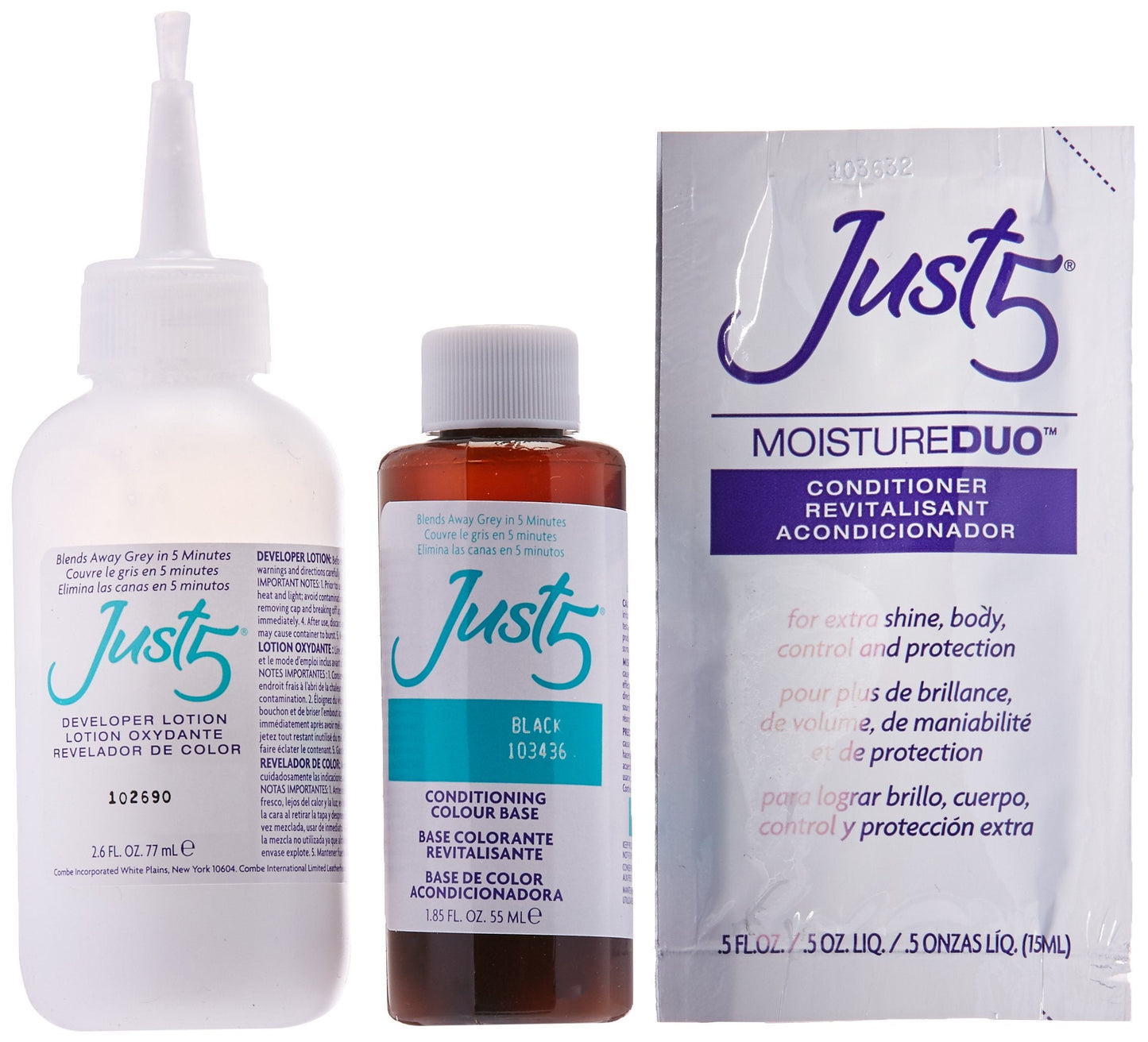 JUST 5 PERMANENT HAIR COLOR