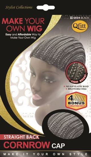 Qfitt Straight Back Cornrow Cap #5024