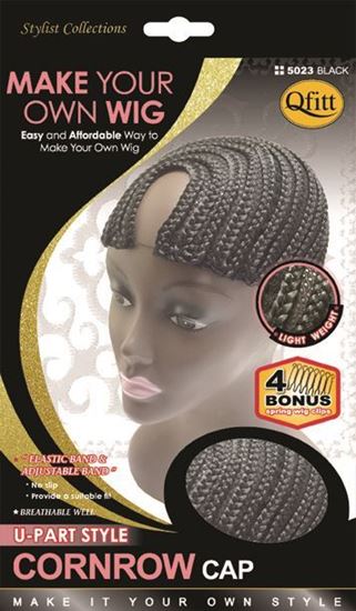 Qfitt U-Part Style Cornrow Cap #5023