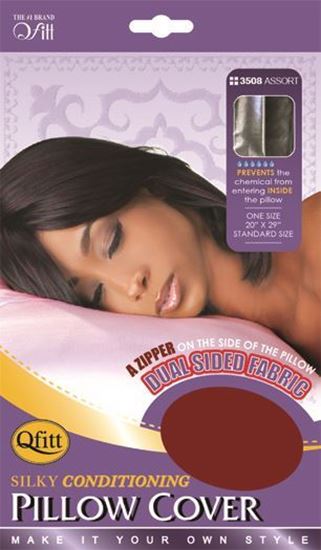 Qfitt Silky Conditioning Pillow Cover w/ Zipper #3508
