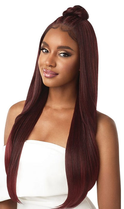 OUTRE SYNTHETIC PERFECT HAIRLINE 13X6 PRE-BRAIDED LACE FRONT WIG - IMAN