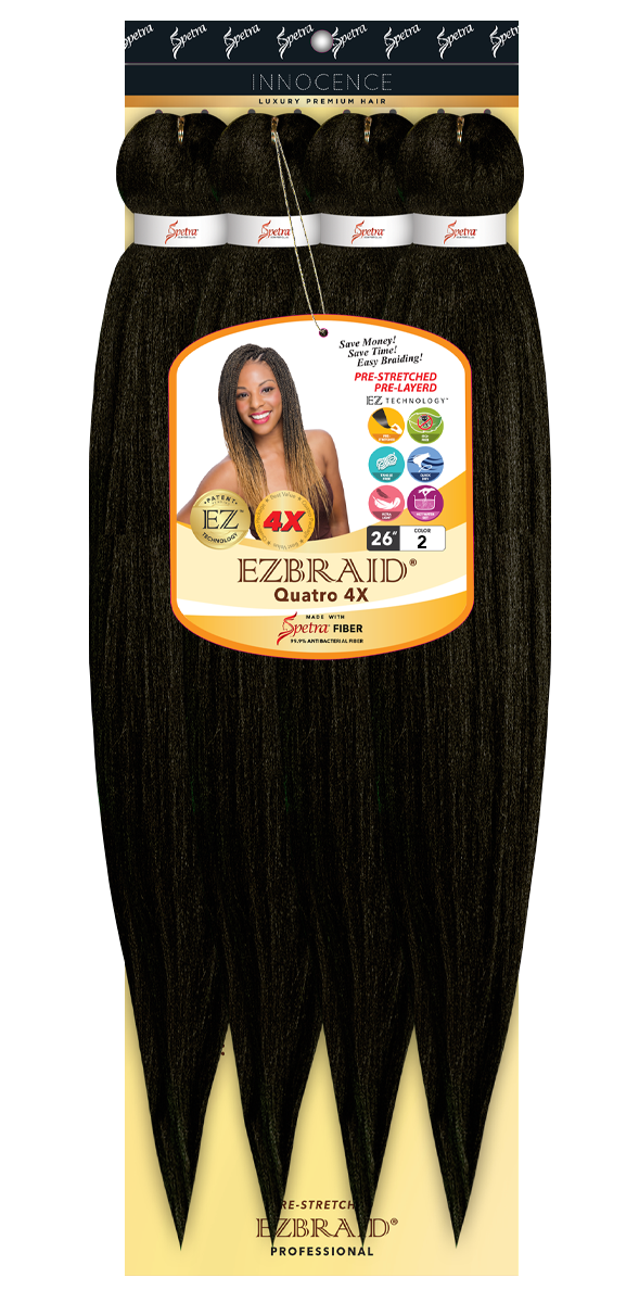 Hairland Ezbraid Pre-Stretched EZBRAID QUATRO 26”- 4X