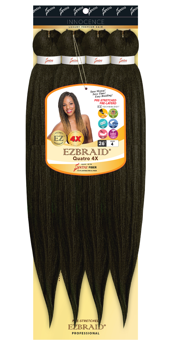 Hairland Ezbraid Pre-Stretched EZBRAID QUATRO 26”- 4X