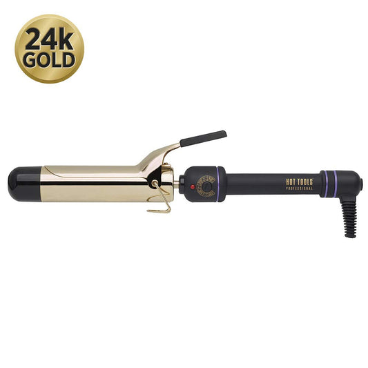 HOT TOOLS PROFESSIONAL 24K GOLD SPRING CURLING IRON 1.5" (HTC1102}