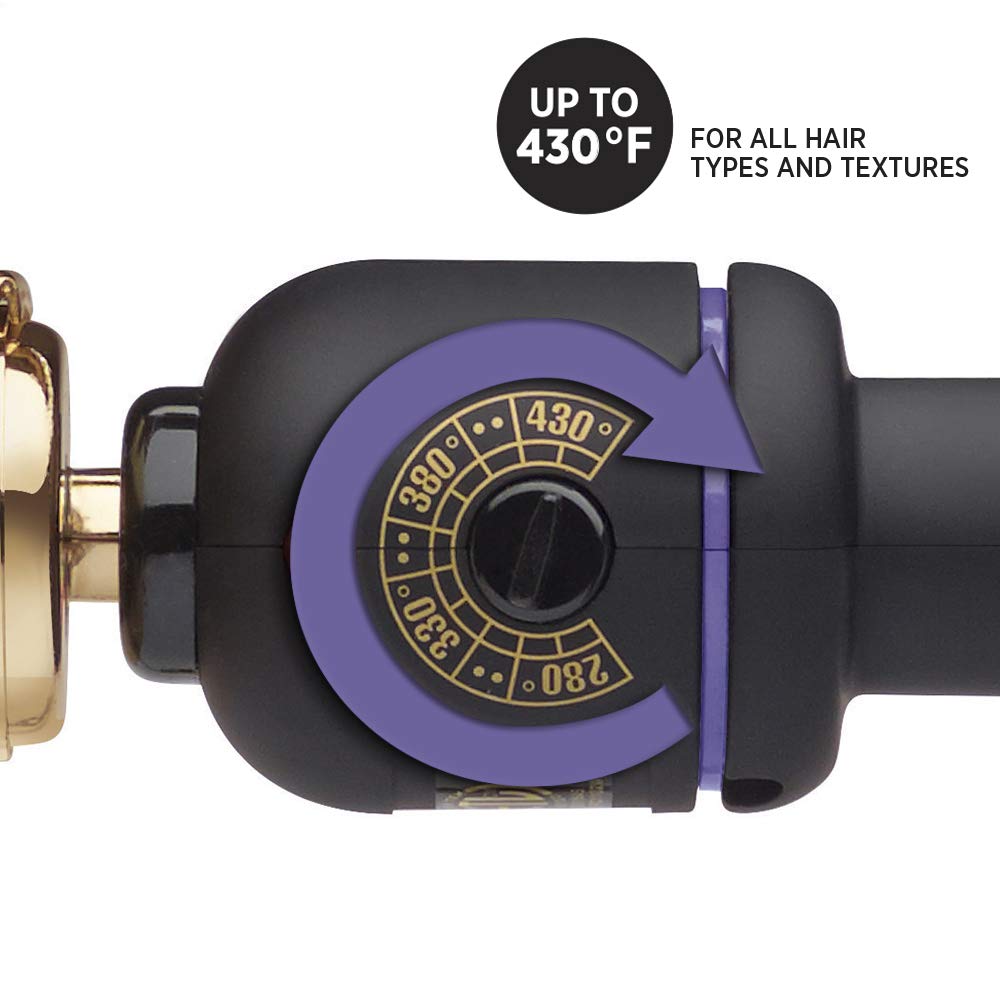 HOT TOOLS PROFESSIONAL 24K GOLD SPRING CURLING IRON 2" (HTC1111}