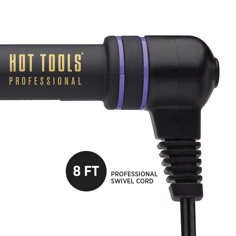 HOT TOOLS PROFESSIONAL 24K GOLD SPRING CURLING IRON 1.25" (HTC1110}