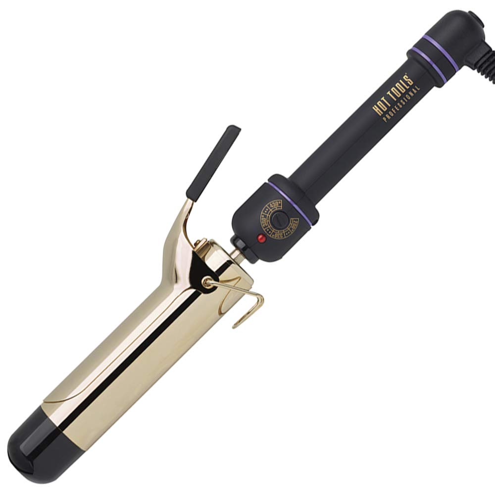 HOT TOOLS PROFESSIONAL 24K GOLD SPRING CURLING IRON 1.5" (HTC1102}