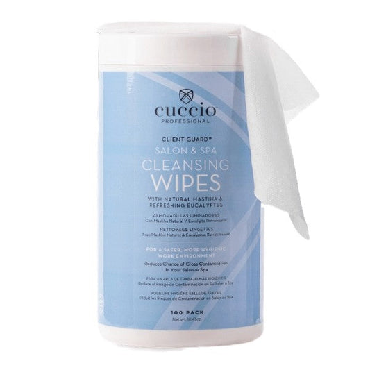 CUCCIO PRO SALON & SPA CLEANSING WIPES, 100 PACK