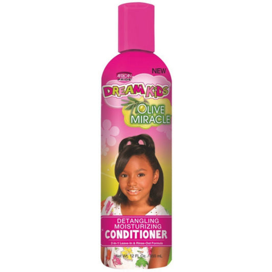AFRICAN PRIDE DREAM KIDS MIRACLE DETANGLING MOISTURIZING CONDITIONER 12 OZ