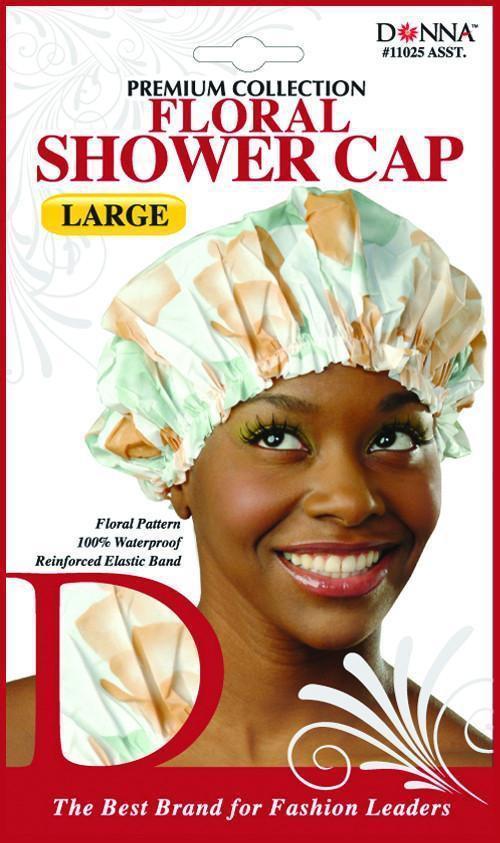 LARGE FLORAL SHOWER CAP
