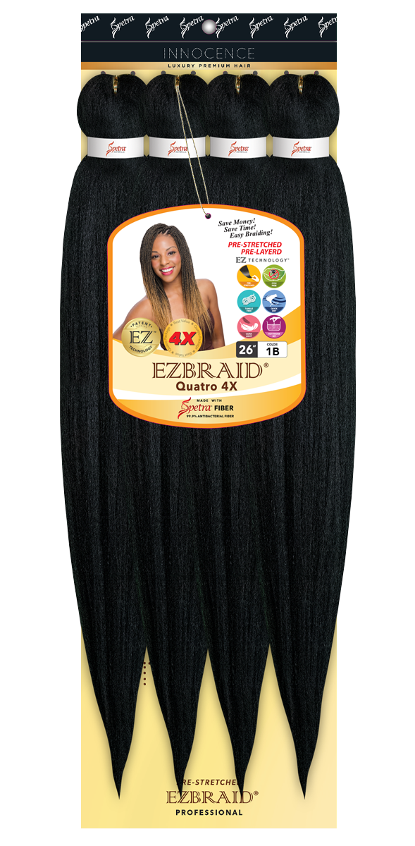 Hairland Ezbraid Pre-Stretched EZBRAID QUATRO 26”- 4X